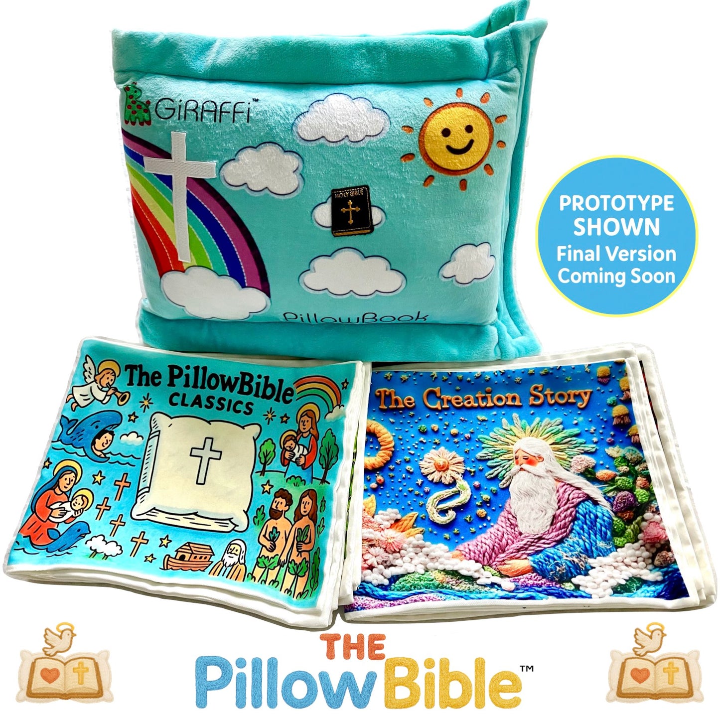 The PillowBible™ Pre-Order – Includes 2 Bible StoryRolls™!