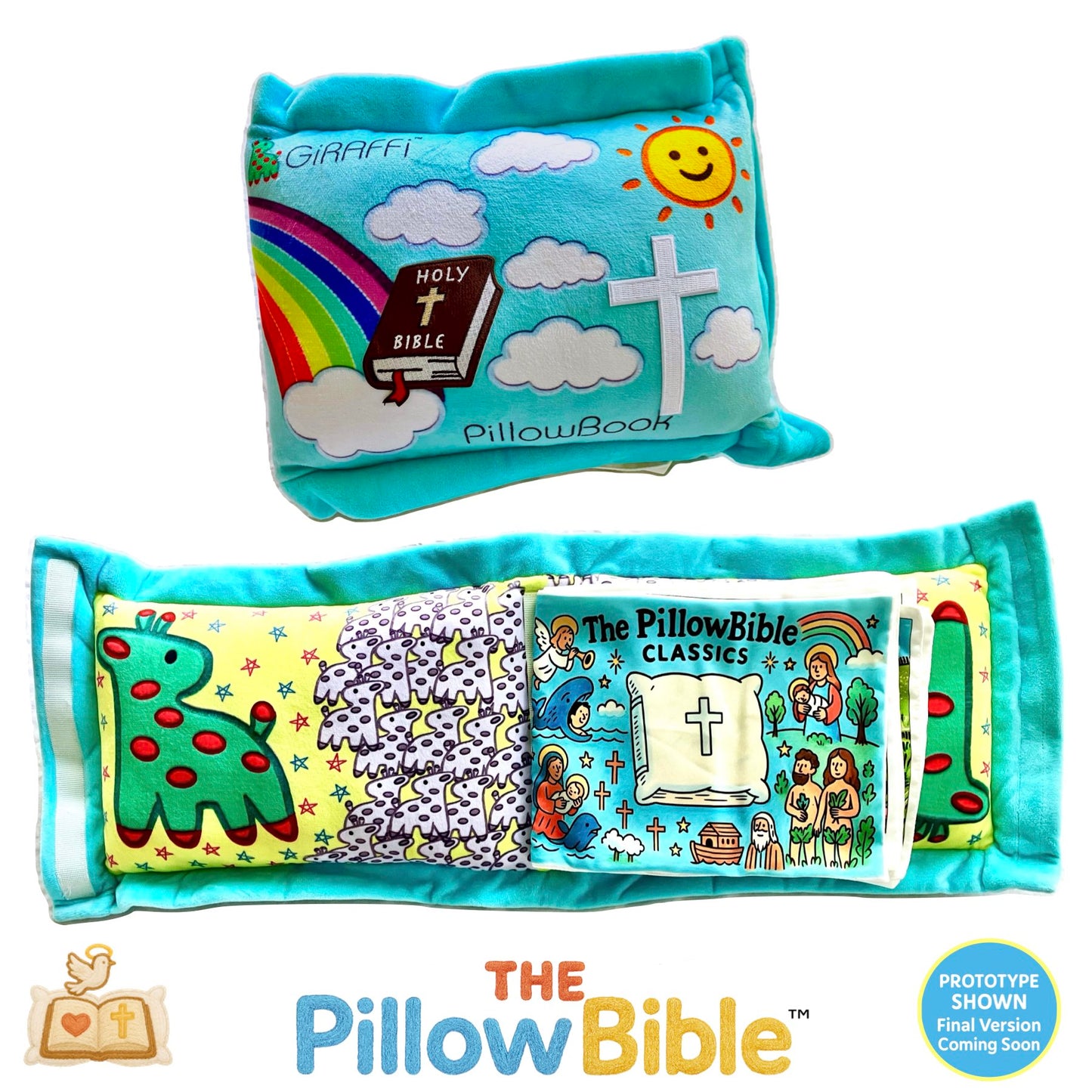 The PillowBible™ Pre-Order – Includes 2 Bible StoryRolls™!