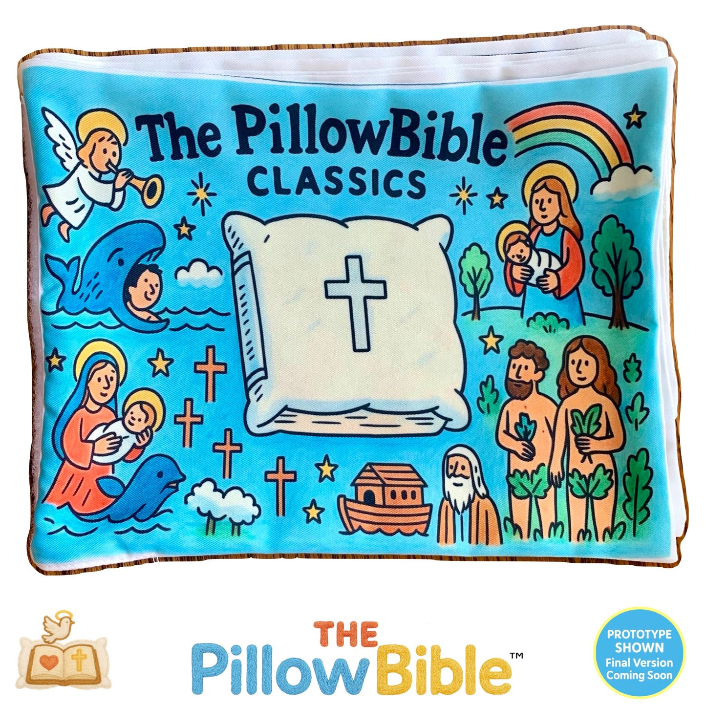 The PillowBible™ Pre-Order – Includes 2 Bible StoryRolls™!