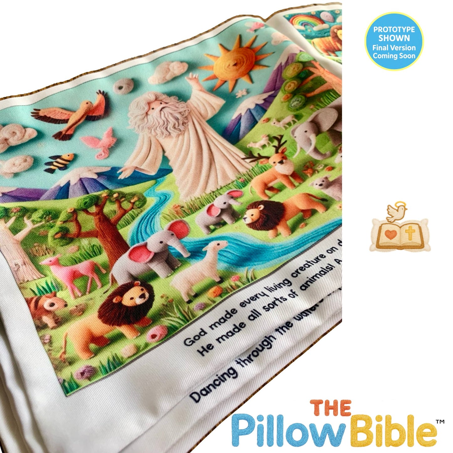 The PillowBible™ Pre-Order – Includes 2 Bible StoryRolls™!