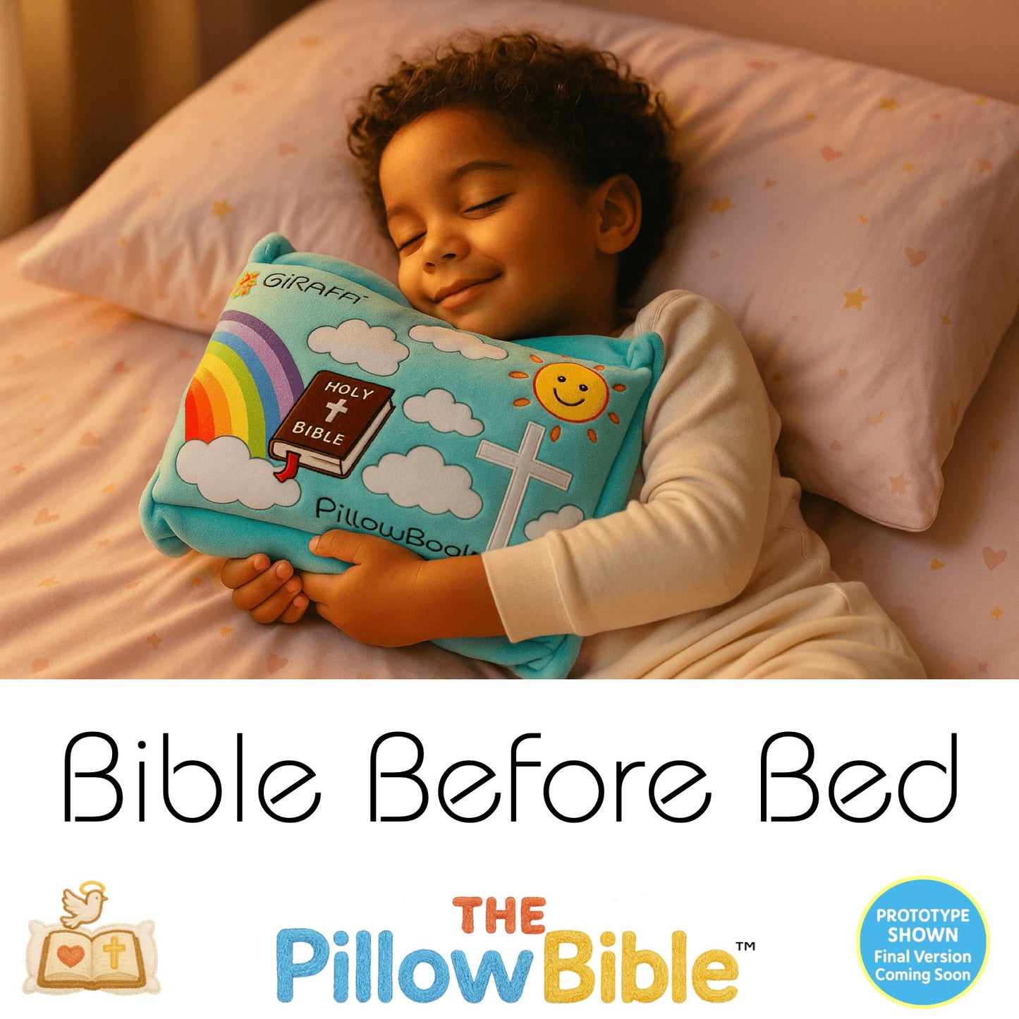 The PillowBible™ Pre-Order – Includes 2 Bible StoryRolls™!
