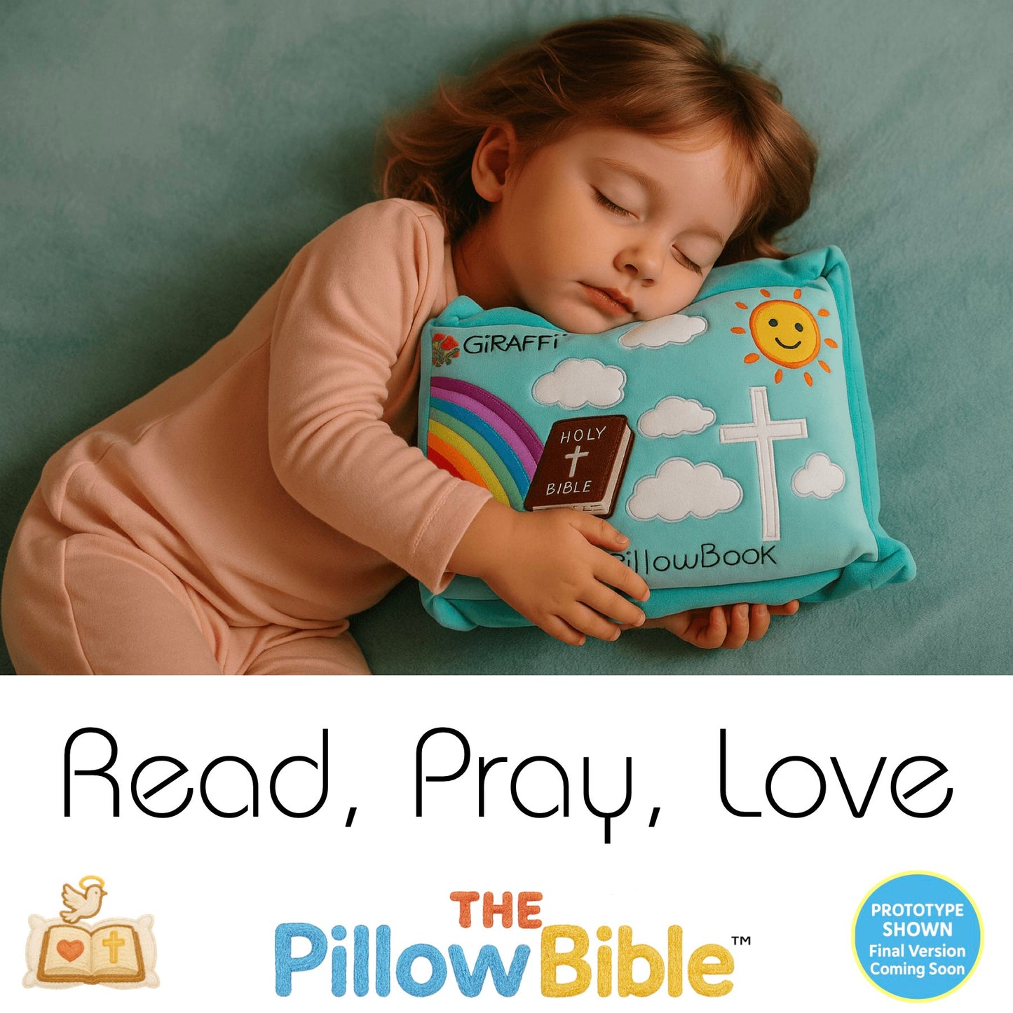 The PillowBible™ Pre-Order – Includes 2 Bible StoryRolls™!