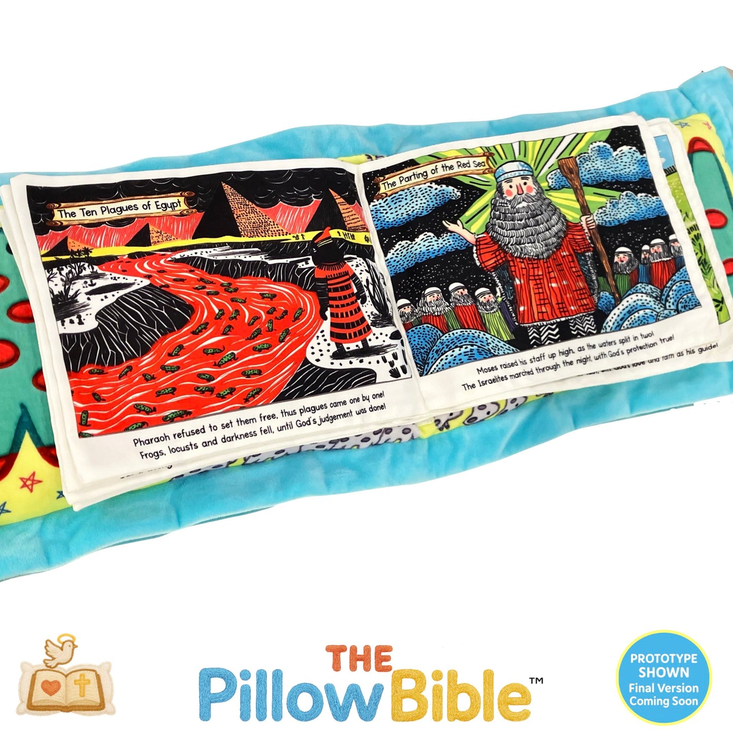 The PillowBible™ Pre-Order – Includes 2 Bible StoryRolls™!