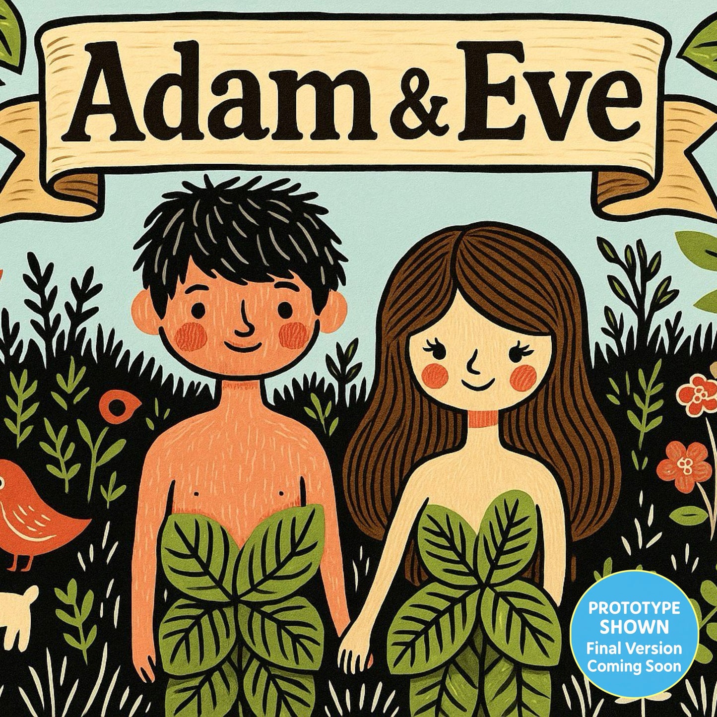 'Adam & Eve' StoryRoll™ *Pre-Order* for The PillowBible™