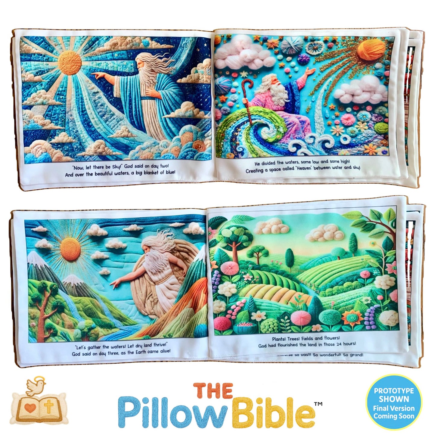 The PillowBible™ Pre-Order – Includes 2 Bible StoryRolls™!